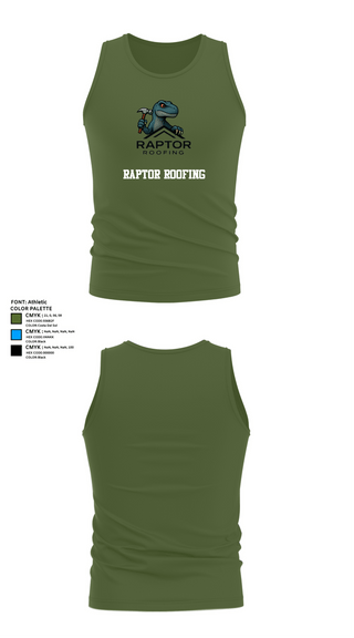 Tank Top, Raptor Roofing, , Teamtime, Team time, sublimation, custom sports apparel, team uniforms, spirit wear, spiritwear, sports uniforms, custom shirts, team store, custom team store, fundraiser sports, apparel fundraiser