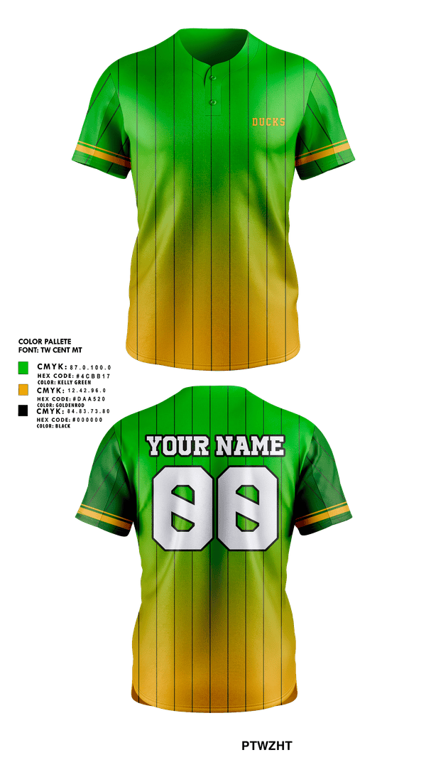 Full Button Softball Jersey, Ducks, Softball, Teamtime, Team time, sublimation, custom sports apparel, team uniforms, spirit wear, spiritwear, sports uniforms, custom shirts, team store, custom team store, fundraiser sports, apparel fundraiser