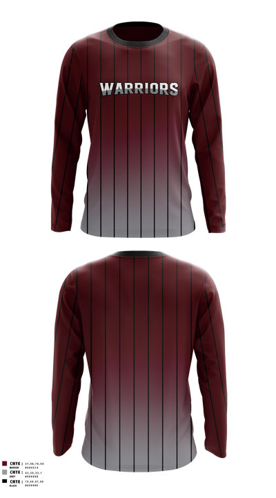 Warriors Long Sleeve Performance Shirt - 2