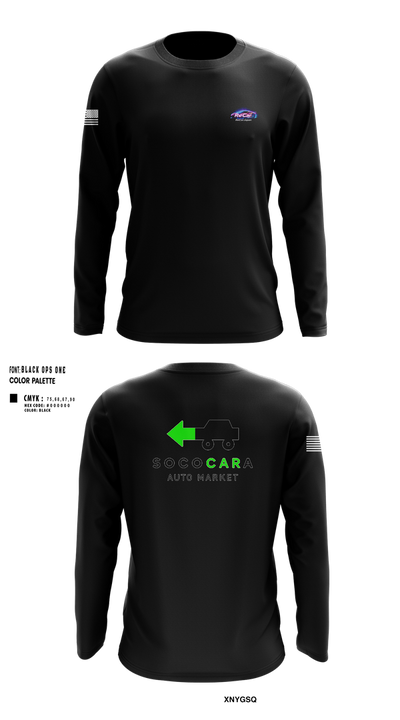 Church 13447843 Long Sleeve Performance Shirt 100
