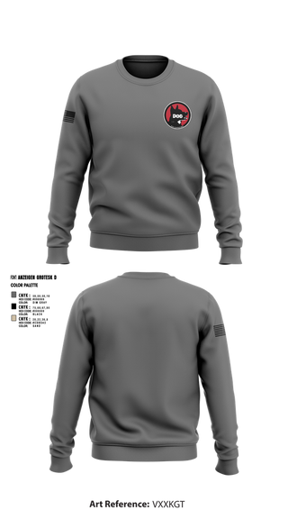 Crew Neck Sweatshirt, Dog Company, , Teamtime, Team time, sublimation, custom sports apparel, team uniforms, spirit wear, spiritwear, sports uniforms, custom shirts, team store, custom team store, fundraiser sports, apparel fundraiser
