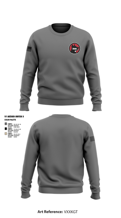 Dog Company 39510720 Crew Neck Sweatshirt - 2 (1)