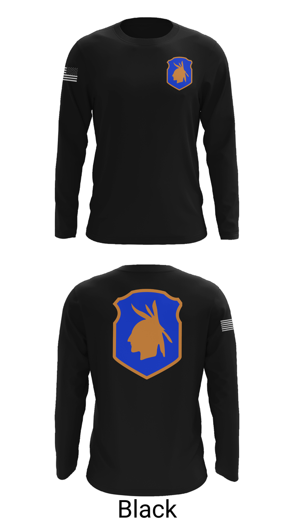 Long Sleeve Performance Shirt, 98th training div, , Teamtime, Team time, sublimation, custom sports apparel, team uniforms, spirit wear, spiritwear, sports uniforms, custom shirts, team store, custom team store, fundraiser sports, apparel fundraiser