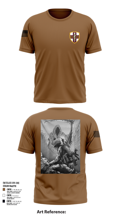 7455th MORU 95873552 Short Sleeve Performance Shirt - 101