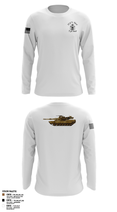 Death Row Platoon, Tomahawk Troop, 5/4 CAV, 2ABCT, 1ID 66483153 Long Sleeve Performance Shirt 2