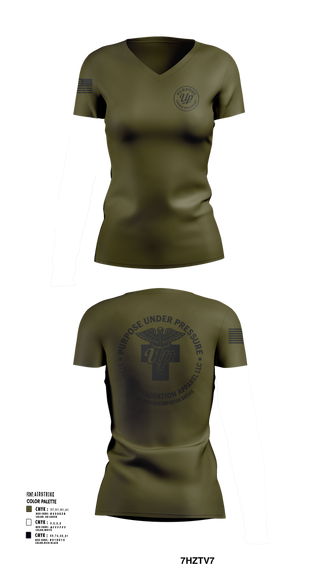 Womens Short Sleeve Vneck Shirt, 439th AES, , Teamtime, Team time, sublimation, custom sports apparel, team uniforms, spirit wear, spiritwear, sports uniforms, custom shirts, team store, custom team store, fundraiser sports, apparel fundraiser