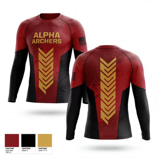 Long Sleeve Performance Shirt, Alpha Archers, Air Force, Teamtime, Team time, sublimation, custom sports apparel, team uniforms, spirit wear, spiritwear, sports uniforms, custom shirts, team store, custom team store, fundraiser sports, apparel fundraiser