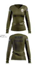 MPD Patrol 83314976 Women's Long Sleeve V-neck Shirt - 31