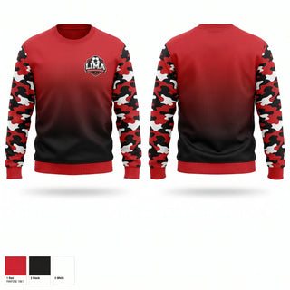 Crew Neck Sweatshirt, Lima Area Adult Soccer, Men's Soccer, Teamtime, Team time, sublimation, custom sports apparel, team uniforms, spirit wear, spiritwear, sports uniforms, custom shirts, team store, custom team store, fundraiser sports, apparel fundraiser