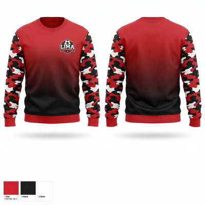 Lima Area Adult Soccer Crew Neck Sweatshirt - 1
