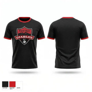 Short Sleeve Performance Shirt, Diablos FC, Men's Soccer, Teamtime, Team time, sublimation, custom sports apparel, team uniforms, spirit wear, spiritwear, sports uniforms, custom shirts, team store, custom team store, fundraiser sports, apparel fundraiser