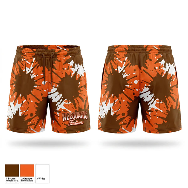 Athletic Shorts With Pockets, Weequahic Indians, , Teamtime, Team time, sublimation, custom sports apparel, team uniforms, spirit wear, spiritwear, sports uniforms, custom shirts, team store, custom team store, fundraiser sports, apparel fundraiser