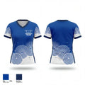 Marionville Middle School Baseball 33555762 Women's Short Sleeve V-neck Shirt - 1
