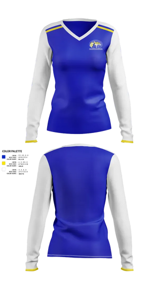 Womens Long Sleeve Vneck Shirt, Bland High School Softball, Softball, Teamtime, Team time, sublimation, custom sports apparel, team uniforms, spirit wear, spiritwear, sports uniforms, custom shirts, team store, custom team store, fundraiser sports, apparel fundraiser