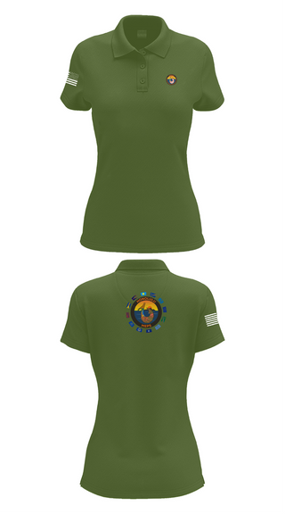 Womens Short Sleeve Performance Polo, Honolulu MEPS, Navy, Teamtime, Team time, sublimation, custom sports apparel, team uniforms, spirit wear, spiritwear, sports uniforms, custom shirts, team store, custom team store, fundraiser sports, apparel fundraiser