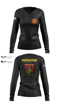 MARCOR DET FLW 77000119 Women's Long Sleeve V-neck Shirt - 1