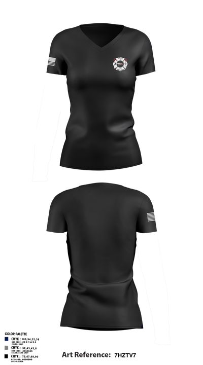 Camp 88840757 Women's Short Sleeve V-neck Shirt - 3
