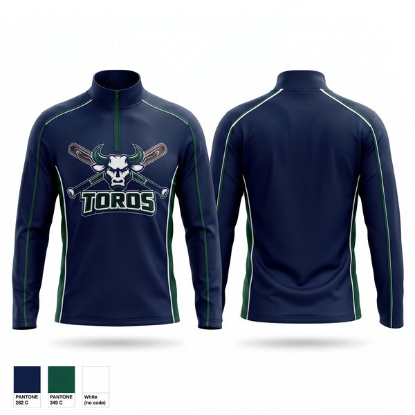 Quarter Zip Jacket, Morgan hill Toros 10u, Baseball, Teamtime, Team time, sublimation, custom sports apparel, team uniforms, spirit wear, spiritwear, sports uniforms, custom shirts, team store, custom team store, fundraiser sports, apparel fundraiser