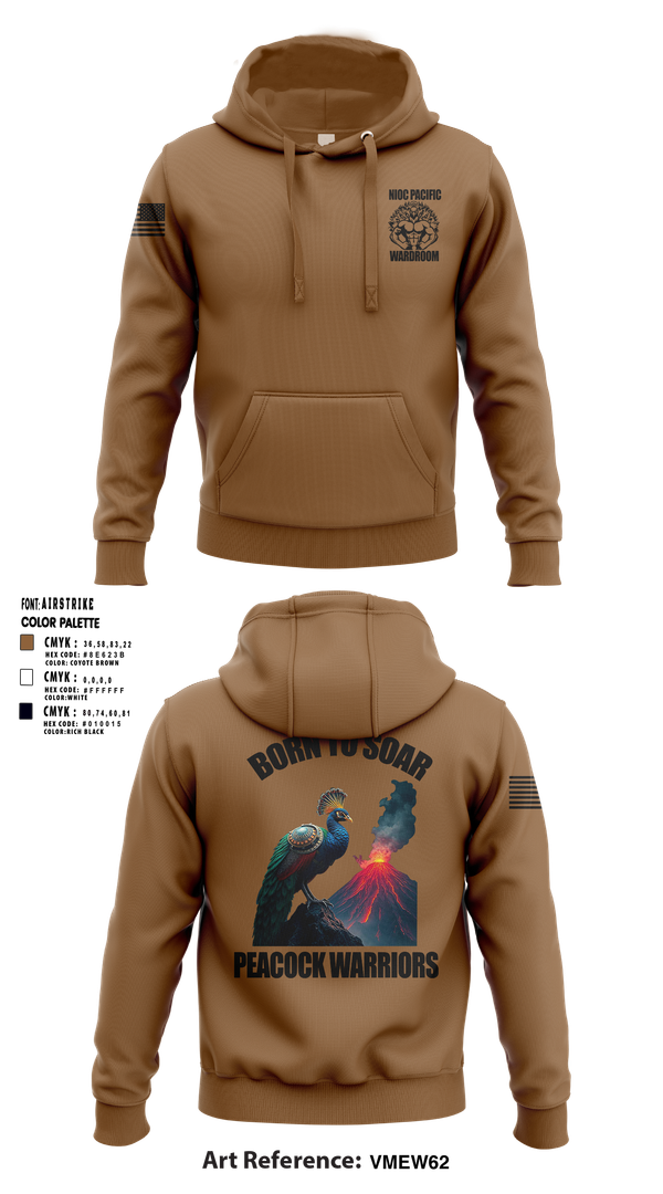 Hoodie, NIOC Pacific Officers Association, , Teamtime, Team time, sublimation, custom sports apparel, team uniforms, spirit wear, spiritwear, sports uniforms, custom shirts, team store, custom team store, fundraiser sports, apparel fundraiser