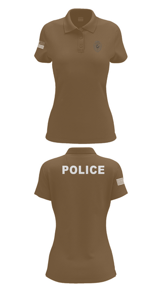 Womens Short Sleeve Performance Polo, Bluffton PD, , Teamtime, Team time, sublimation, custom sports apparel, team uniforms, spirit wear, spiritwear, sports uniforms, custom shirts, team store, custom team store, fundraiser sports, apparel fundraiser