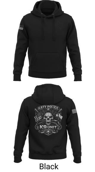 Hoodie, Katy PD K9 Unit, Police, Teamtime, Team time, sublimation, custom sports apparel, team uniforms, spirit wear, spiritwear, sports uniforms, custom shirts, team store, custom team store, fundraiser sports, apparel fundraiser