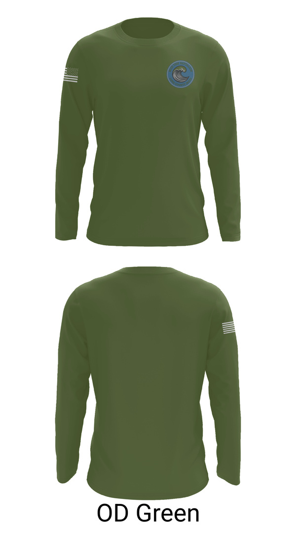 Long Sleeve Performance Shirt, Blue Tide Battalion, , Teamtime, Team time, sublimation, custom sports apparel, team uniforms, spirit wear, spiritwear, sports uniforms, custom shirts, team store, custom team store, fundraiser sports, apparel fundraiser