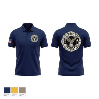 Short Sleeve Performance Polo, STATION 17, Fire Department, Teamtime, Team time, sublimation, custom sports apparel, team uniforms, spirit wear, spiritwear, sports uniforms, custom shirts, team store, custom team store, fundraiser sports, apparel fundraiser