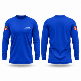 Long Sleeve Performance Shirt, Forensic Evidence Team, Police, Teamtime, Team time, sublimation, custom sports apparel, team uniforms, spirit wear, spiritwear, sports uniforms, custom shirts, team store, custom team store, fundraiser sports, apparel fundraiser