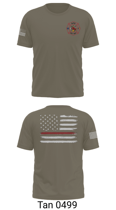 Amarillo Fire Department 46109960 Short Sleeve Performance Shirt - 76