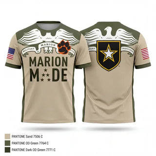 Short Sleeve Performance Shirt, MMI ROTC, Army, Teamtime, Team time, sublimation, custom sports apparel, team uniforms, spirit wear, spiritwear, sports uniforms, custom shirts, team store, custom team store, fundraiser sports, apparel fundraiser