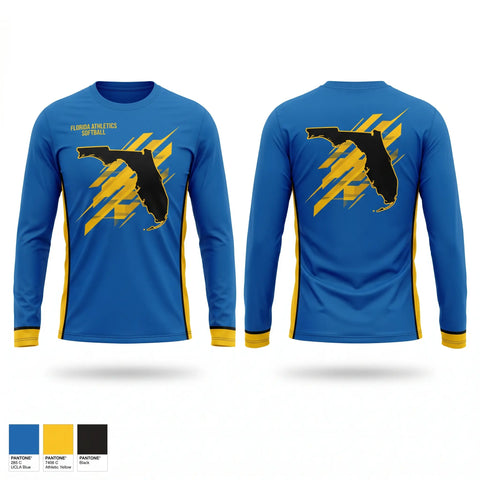 Long Sleeve Performance Shirt, Florida Athletics Softball, Softball, Teamtime, Team time, sublimation, custom sports apparel, team uniforms, spirit wear, spiritwear, sports uniforms, custom shirts, team store, custom team store, fundraiser sports, apparel fundraiser