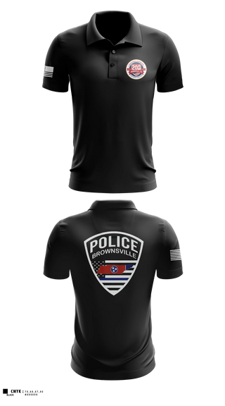 Short Sleeve Performance Polo, Brownsville Police Department, Police, Teamtime, Team time, sublimation, custom sports apparel, team uniforms, spirit wear, spiritwear, sports uniforms, custom shirts, team store, custom team store, fundraiser sports, apparel fundraiser