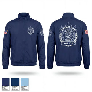 Windbreaker, Overland Park Police, Police, Teamtime, Team time, sublimation, custom sports apparel, team uniforms, spirit wear, spiritwear, sports uniforms, custom shirts, team store, custom team store, fundraiser sports, apparel fundraiser