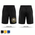 Navy Police Athletic Shorts With Pockets - 1