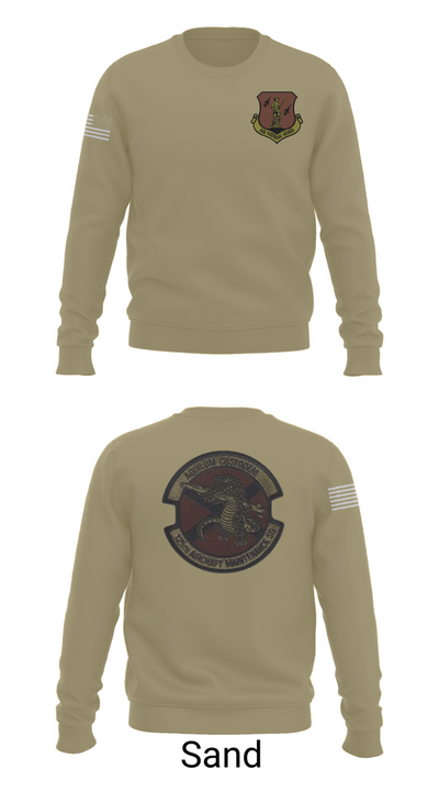 125th Tactical Aircraft Maintenance SQ 70898638 Crew Neck Sweatshirt - 81