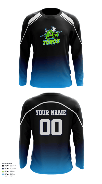 Northeast Toros Football 18068925 Long Sleeve Performance Shirt 11