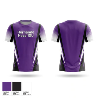 Soft Poly Tee Cotton Like Feel, Hernando Haze 12U, Softball, Teamtime, Team time, sublimation, custom sports apparel, team uniforms, spirit wear, spiritwear, sports uniforms, custom shirts, team store, custom team store, fundraiser sports, apparel fundraiser