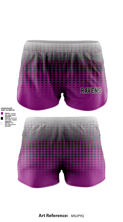 RAVENS 3831959 Track Shorts - 1