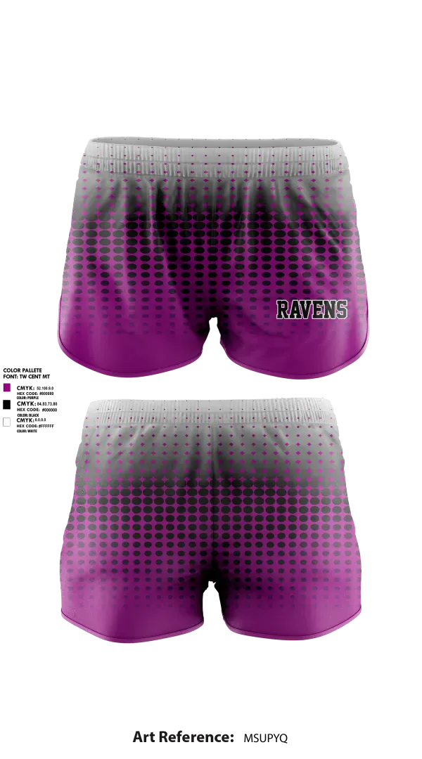 Track Shorts, RAVENS, , Teamtime, Team time, sublimation, custom sports apparel, team uniforms, spirit wear, spiritwear, sports uniforms, custom shirts, team store, custom team store, fundraiser sports, apparel fundraiser