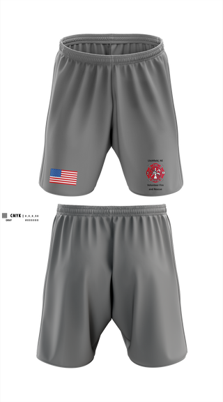 Athletic Shorts With Pockets, Litchfield Volunteer Fire Department, Fire Department, Teamtime, Team time, sublimation, custom sports apparel, team uniforms, spirit wear, spiritwear, sports uniforms, custom shirts, team store, custom team store, fundraiser sports, apparel fundraiser