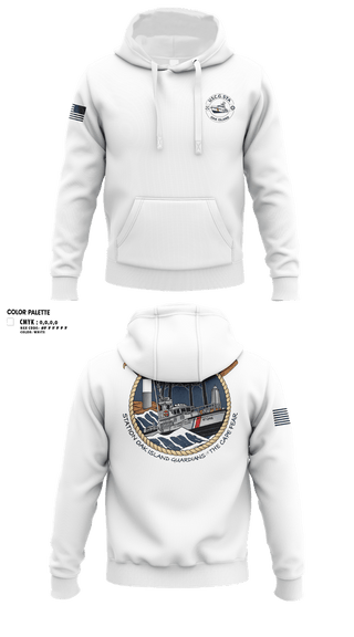 Hoodie, CG STA OAK ISLAND, Coast Guard, Teamtime, Team time, sublimation, custom sports apparel, team uniforms, spirit wear, spiritwear, sports uniforms, custom shirts, team store, custom team store, fundraiser sports, apparel fundraiser