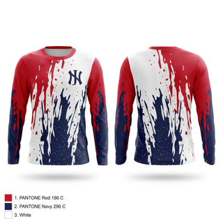 Long Sleeve Performance Shirt, Indians, Baseball, Teamtime, Team time, sublimation, custom sports apparel, team uniforms, spirit wear, spiritwear, sports uniforms, custom shirts, team store, custom team store, fundraiser sports, apparel fundraiser