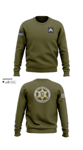 Crew Neck Sweatshirt, Wayne County Sheriff’s Department, Police, Teamtime, Team time, sublimation, custom sports apparel, team uniforms, spirit wear, spiritwear, sports uniforms, custom shirts, team store, custom team store, fundraiser sports, apparel fundraiser