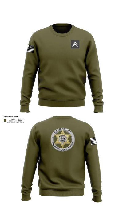 Wayne County Sheriff’s Department 8145507 Crew Neck Sweatshirt - 2