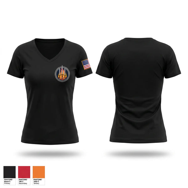 Womens Short Sleeve Vneck Shirt, CCoE Charlie Branch, Army, Teamtime, Team time, sublimation, custom sports apparel, team uniforms, spirit wear, spiritwear, sports uniforms, custom shirts, team store, custom team store, fundraiser sports, apparel fundraiser
