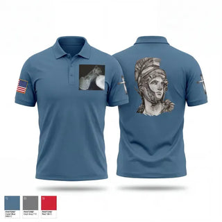 Short Sleeve Performance Polo, ERHS Falcons, Army, Teamtime, Team time, sublimation, custom sports apparel, team uniforms, spirit wear, spiritwear, sports uniforms, custom shirts, team store, custom team store, fundraiser sports, apparel fundraiser