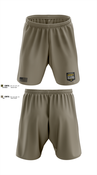 Athletic Shorts With Pockets, Recruiting and Retention Battalion, National Guard, Teamtime, Team time, sublimation, custom sports apparel, team uniforms, spirit wear, spiritwear, sports uniforms, custom shirts, team store, custom team store, fundraiser sports, apparel fundraiser