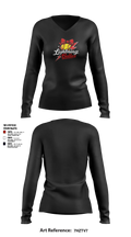 Bluegrass Lightning Belles Women's Long Sleeve V-neck Shirt - 7