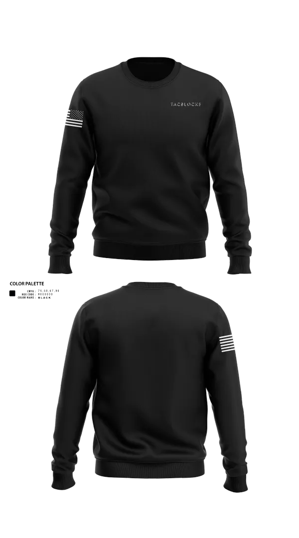 Crew Neck Sweatshirt, TacBlocks, , Teamtime, Team time, sublimation, custom sports apparel, team uniforms, spirit wear, spiritwear, sports uniforms, custom shirts, team store, custom team store, fundraiser sports, apparel fundraiser