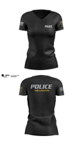 Millington Police Department Women's Short Sleeve V-neck Shirt - 11
